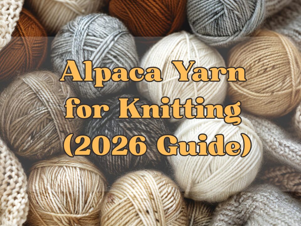 Assorted alpaca yarn skeins in neutral tones for knitting, featured in the 2026 guid